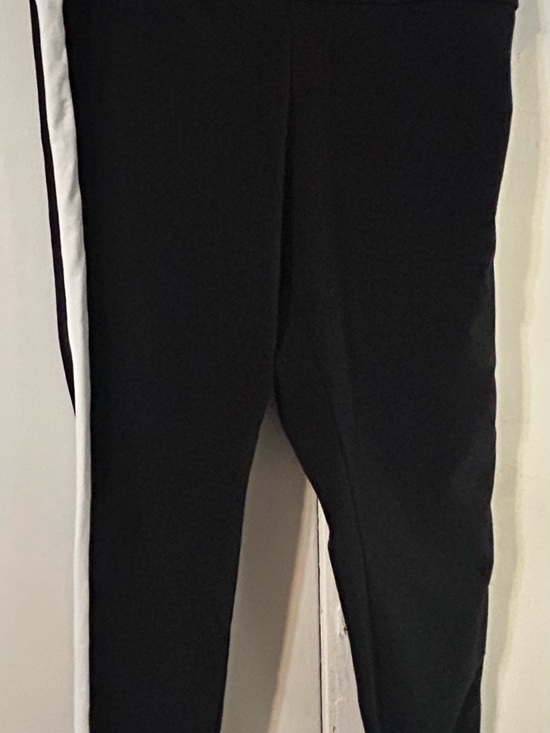 PINK Victoria's Secret Pants - Black Leggings with White Side Stripe